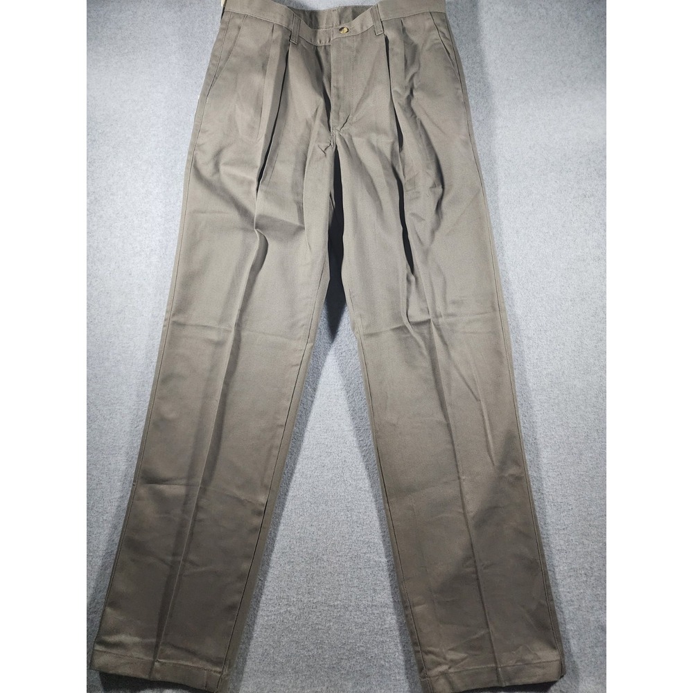 NWT Timber Creek By Wrangler Men's Dress Pants, 34x34, Pleated, Wrinkle Free